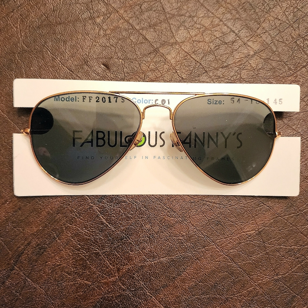 "General 55" wire framed sunglasses By Fabulous Fannys NWOT